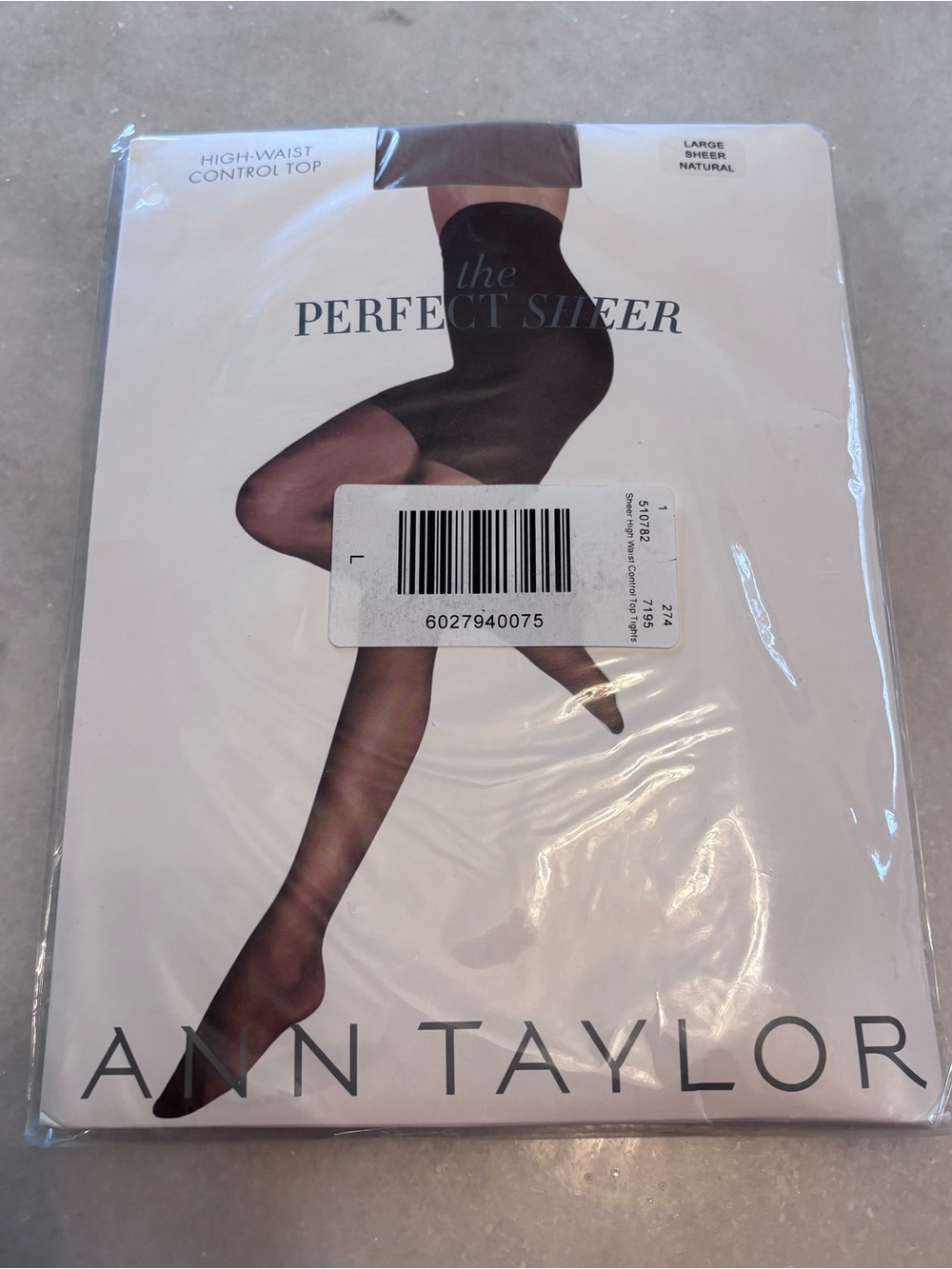 NWT Ann Taylor Sheer Tights in Natural